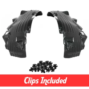 Front Driver & Passenger Side Fender Liner Set w/ Clips For 2004-2010 Titan - Picture 1 of 5
