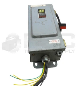 SQUARE D HU36IAWK /E1 SAFETY SWITCH 30A 600VAC - Picture 1 of 6