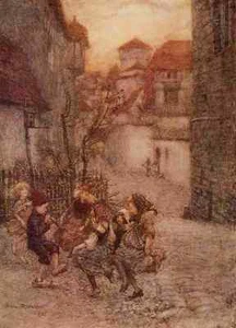 A4 Photo Arthur Rackhams 20 The Little Piper Print Poster - Picture 1 of 1
