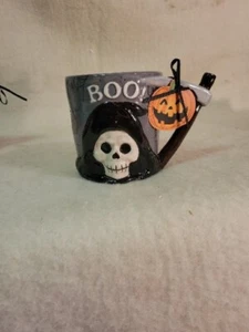 Blue Sky Clayworks Totenkopf Happy Halloween Kaffeebecher ~ Neu ~ - Bild 1 von 5