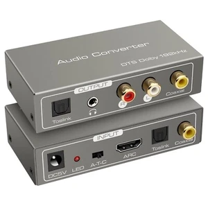 HDMI ARC Konverter Audio Extractor Digital Analog Wandler für TV und Soundbar - Bild 1 von 2