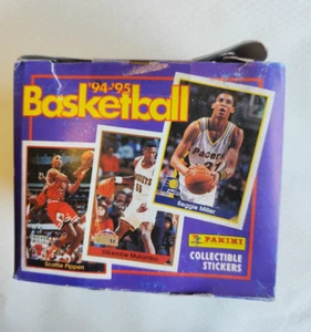 PANINI BALONCESTO NBA 94 95, CAJA SELLADA 1994 1995 X100 PAQUETES PEGATINAS - Imagen 1 de 6