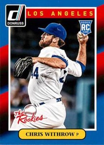 Chris Withrow 60 2014 Donruss The Rookies Rookie RC