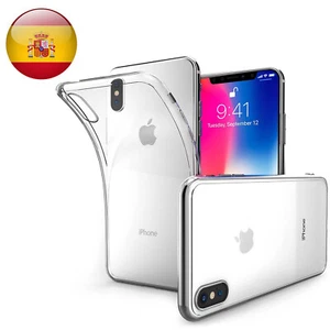 FUNDA 100% GEL SILICONA TRANSPARENTE PARA Apple Iphone 6 7 8 X XR 11 12 13 14 - Imagen 1 de 27