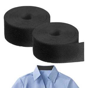2Pcs Roll Collar Protector Anti-sweat Disposable Women Men Sweat Pad White Tape - Picture 1 of 14