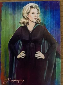 Elizabeth Montgomery Art Card Limited Numbered xx/50 Edward Vela Signed 2019 - Picture 1 of 2