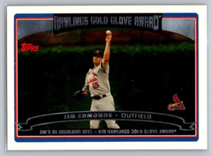 2006 Topps Gold Glove Award Jim Edmonds #258 - Foto 1 di 2