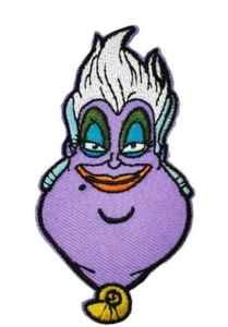 Die kleine Meerjungfrau Ursula Bösewicht Figur bestickt Bügelbild Patch - Bild 1 von 1