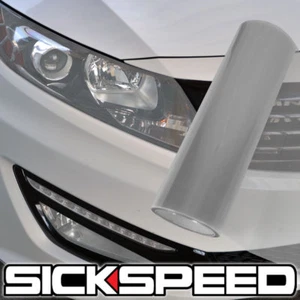 12"X72" HEADLIGHT/FOGLIGHT FILM COVER TINT VINYL WRAP SHEET GLOSSY CLEAR P5 - Picture 1 of 1
