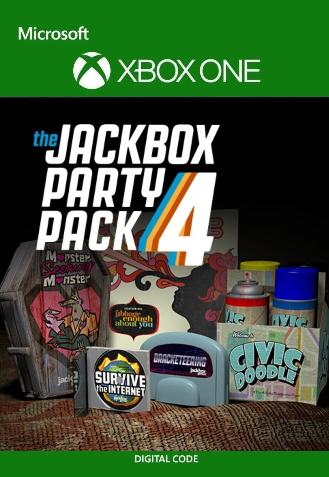 The Jackbox Party Pack 4 Xbox One Xbox Series X|S (Argentina Region Code)