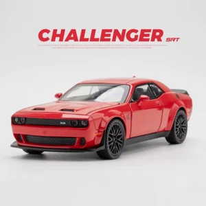 1:32 Dodge Challenger Hellcat Redeye Alloy Muscle Car Model Sound and Light Chil - Picture 1 of 15