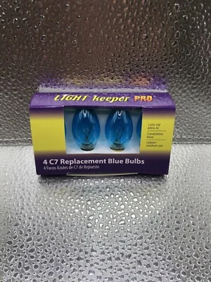 4 Boxes BLUE Light Keeper Pro C7 Replacement Bulbs 120V 5W 60Hz AC - Image 1 of 2
