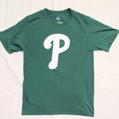 Philadelphia Phillies Bryce Harper T-Shirt Small #3 Irish/St Patricks Day Green Cover