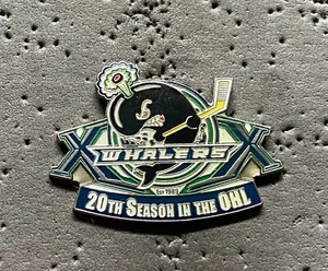 Plymouth Whalers 20th Season in the OHL Est 1989 Hockey Pin - Bild 1 von 2