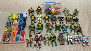26 Teenage Mutant Ninja Turtles Action Figuren Lot 1988 Mumie Punk sprechend selten - Bild 1 von 20