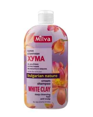 100% natürliche weiße Tonerde HAARSHAMPOO Anti-Talg Peeling von Milva -200ml - Bild 1 von 3