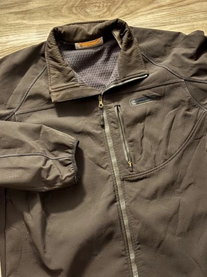 Chaqueta ligera Timberland Outdoor Performance para hombre talla XL negra cremallera completa Foto 1 de 4