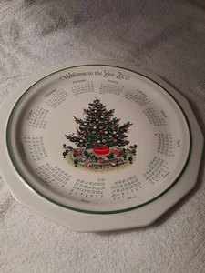Pfaltzgraff Christmas Heritage 2000 Millennium Calender Plate - Excellent Condit - Picture 1 of 3