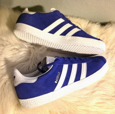Nuevo Adidas Originales Gazelle Energy Tinta/Blanco/Dorado IE5597 Niños 7/Mujeres 8.5 Foto 1 de 4