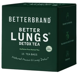 BetterLungs Detox Tea – Herbal Tea for Respiratory Support | Mullein Leaf & H... - Picture 1 of 9