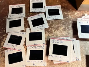 1940er Kodachrome 35 mm roter Rand Foto Dias Lot 103 PA, CT, Familie Weihnachten - Bild 1 von 12