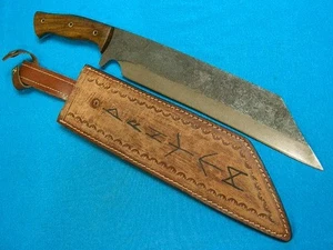CUSTOM SCREW HORN 17"+ VIKING SEAX SAX BOLO MACHETE HUNTING SURVIVAL BOWIE KNIFE - Picture 1 of 19