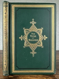 ANTIQUE 1861 VICTORIAN NOVEL: THE VICAR OF WAKEFIELD BY OLIVER GOLDSMITH ~ VGC - Bild 1 von 19