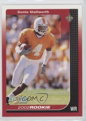 2002 Score 2002 Rookie Donte Stallworth #287 Rookie RC - Image 1 of 2