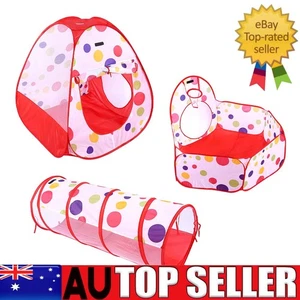 Durable Children's Play Tent & Ball Pit with Tunnel Easy to Clean - Picture 1 of 17