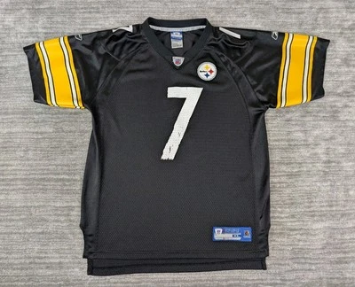 Camiseta Reebok Pittsburgh Steelers Ben Roethlisberger Talla Juvenil X-Grande Foto 1 de 4