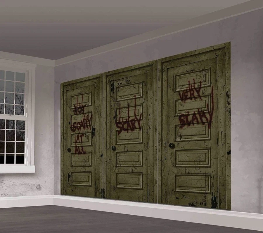 IT Capítulo Dos Escena Setter 3 Paneles Decoración de Pared para Fiesta o Decoración Foto 1 de 3