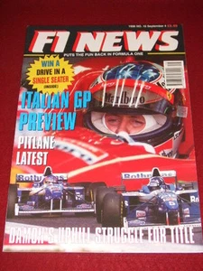 F1 NEWS - DAMON'S UPHILL STRUGGLE - Sept 4 1996 - Picture 1 of 1