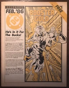 DC Releases Comic Book 1 1986 Primera Aparición de Booster Gold - Imagen 1 de 3