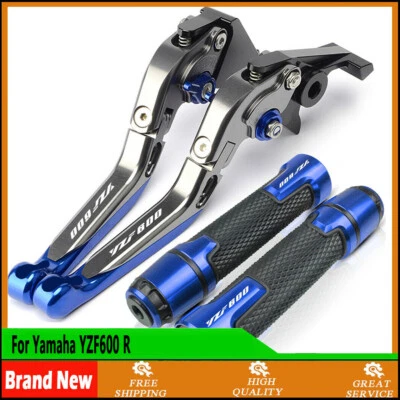 New Extendable Brake Clutch Levers Handlebar Hand For Yamaha YZF600 R 1999-2004 Foto 1 de 4