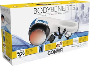 Conair Body Benefits beheiztes Körpermassagegerät 4 Massageaufsätze Dual Speed *NEU! - Bild 1 von 7