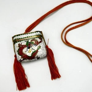 Antique Chinese Cloisonné Opium Box Necklace Snuff Box. Very Nice! - Picture 1 of 8