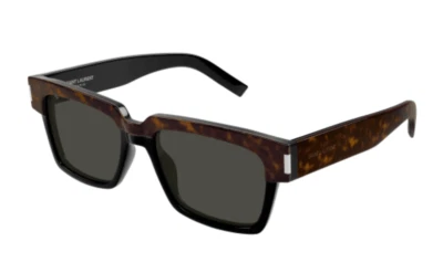 Gafas de sol para hombre Saint Laurent SL 732 VADIM 003 Habana/gris cuadradas Foto 1 de 4