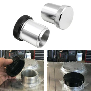 Aluminum Alloy 1.5" I.D Weld On Oil Tank Filler Neck W/ Cap Dry Sump Fuel Tank - Picture 1 of 10