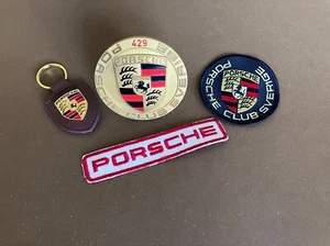 Porsche Club Sweden Sverige Enamel Grille Emblem Badge 911 912 356 (1970's) - Bild 1 von 5