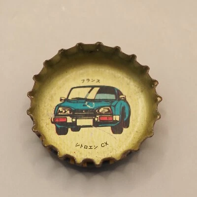 Citroen CX Supercar Crown Cap Bottle Cap Coca Cola Vintage Japan ZA177 - Image 1 of 4