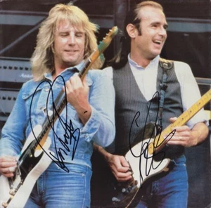 STATUS QUO In the Army Now 12" RICK PARFITT FRANCIS ROSSI World Autograph SIGNED - Picture 1 of 1