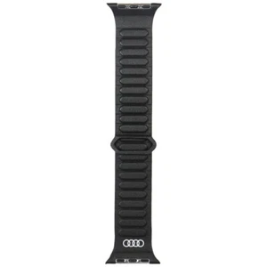Audi Bransoletka Pasek Apple Watch Ultra / Ultra 2 Prawdziwa skóra Pierścień magnetyczny - Zdjęcie 1 z 7