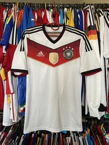 GERMANY 2014 2015 HOME FOOTBAL SHIRT SOCCER JERSEY ADIDAS M35022 sz S MEN - Picture 1 of 17