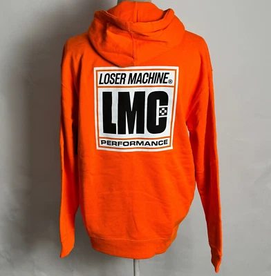 Sudadera con Capucha Loser Machine Para Hombre Rendimiento Seguridad Naranja Talla L Nueva con Etiquetas Foto 1 de 2