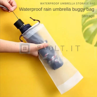 Sacchetto Opaco per Ombrello Impermeabile 33cm Pieghevole - Immagine 1 di 3