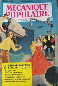 REVUE MECANIQUE POPULAIRE N° 093 TELEVISION SOUS MARIN HELICOPTERE 1954 - Picture 1 of 1