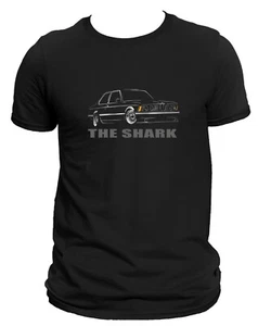 BMW E28 The Shark Oldschool T-shirt DTG Print Logo Shirt Short Sleve Cotton Gift - Picture 1 of 1