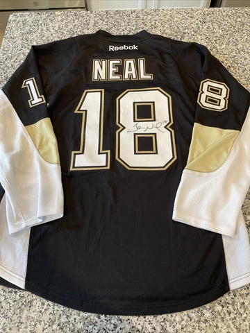 Reebok Pittsburgh Penguins James Neal Jersey XL Auto Cover