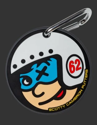 Disco de poner Scotty Cameron Johnny Racer Speed Shop 2021 con mosquetón Foto 1 de 2