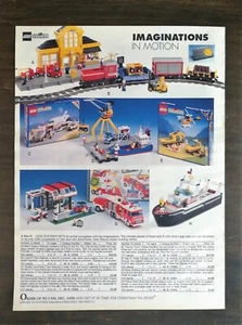 Vintage 1992 Lego System 3 Page Original Color Toy Ad - Picture 1 of 2